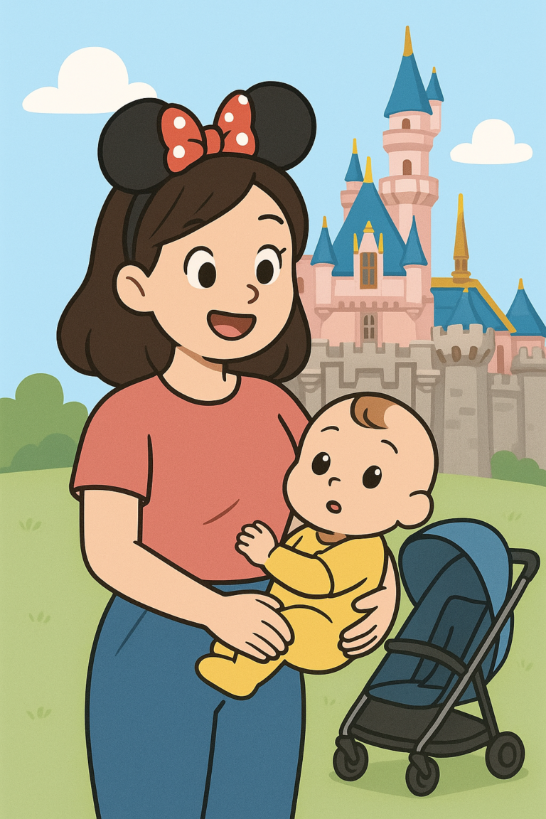 Disneyland with a Baby: What I Actually Used vs. What Stayed in the Bag-Honest recap of baby gear hits and misses.